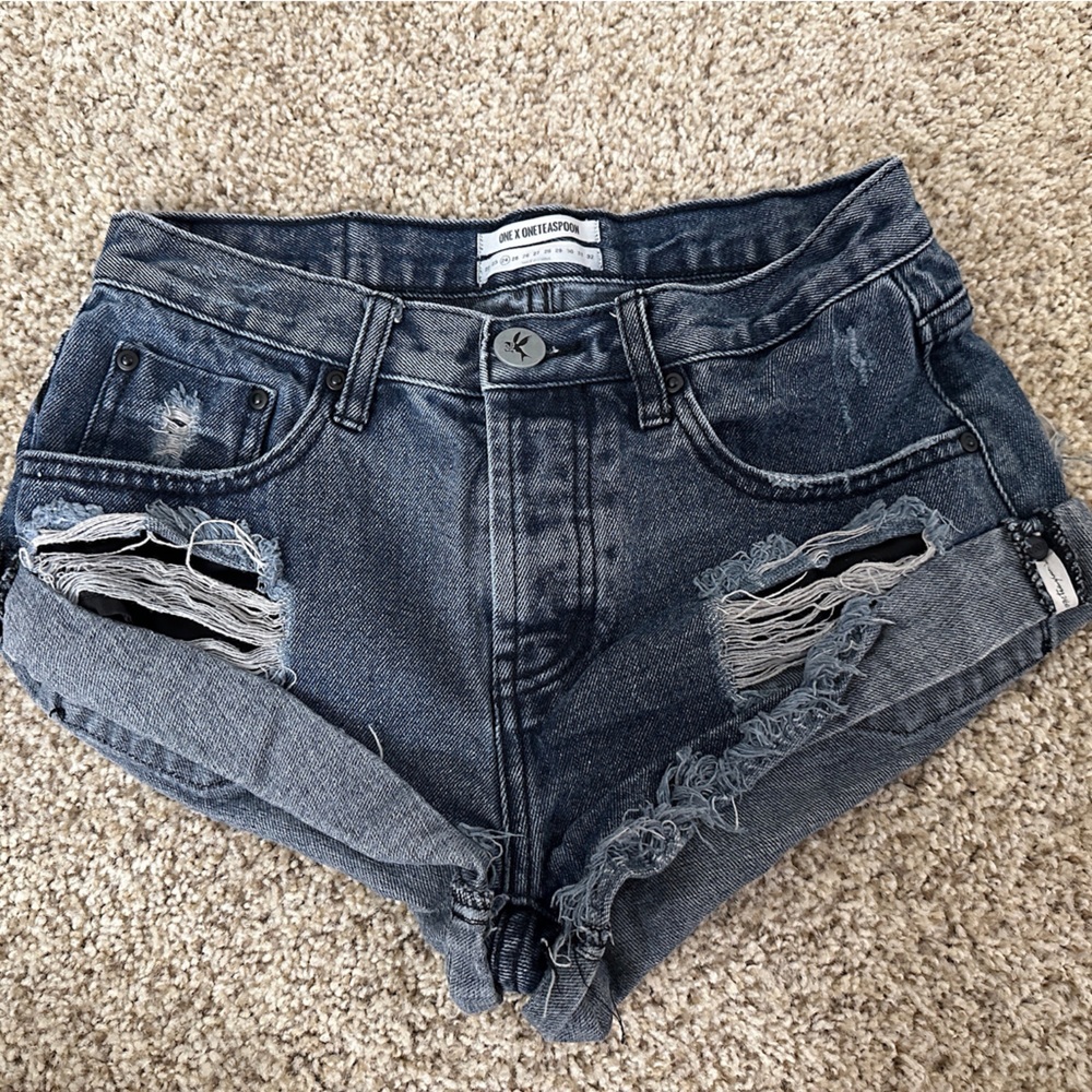 One Teaspoon Size 24 Denim Shorts